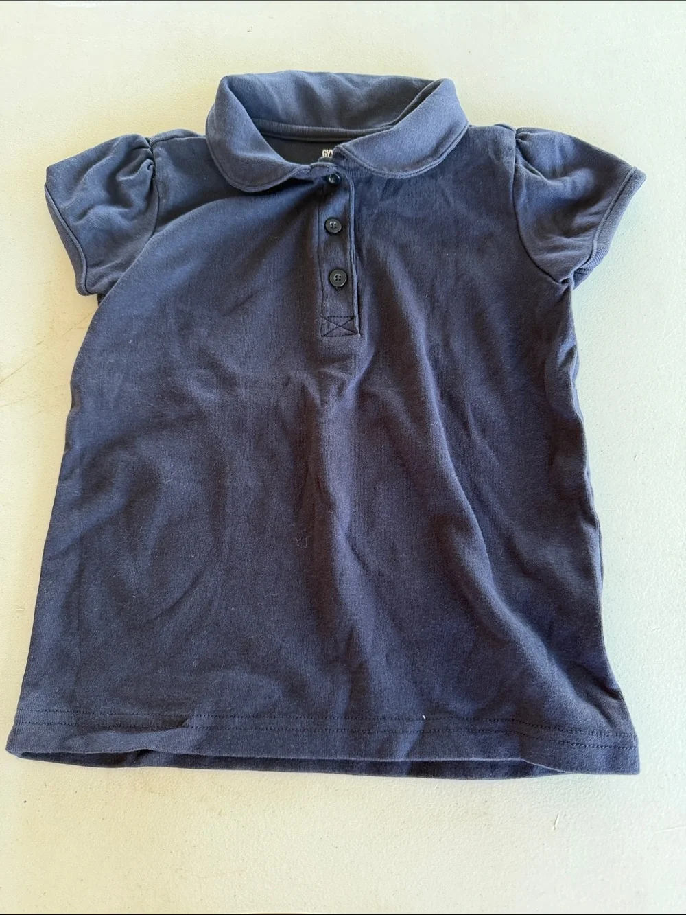 Gymboree Girls Uniform Ruffle Polo